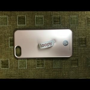 EUC Rose Gold Loopy Case w/Bag iPhone 7